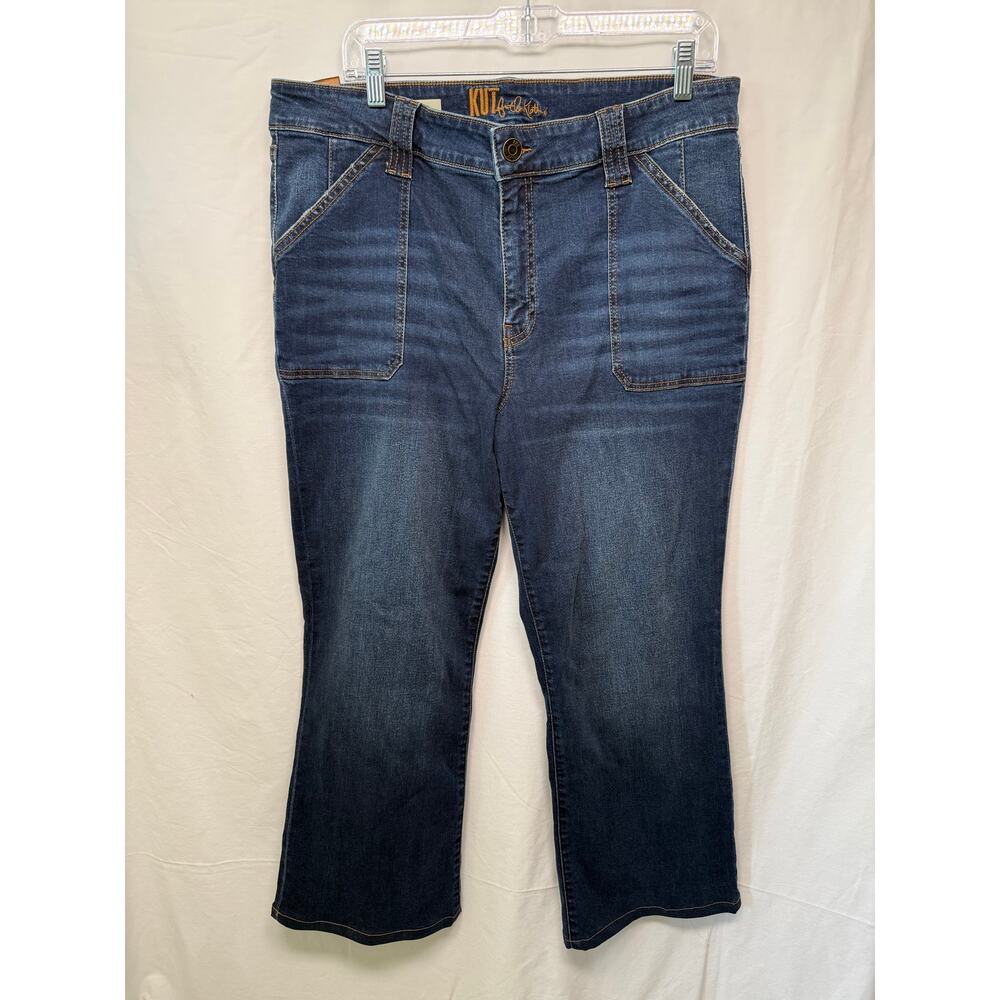Kut from the Kloth Nikki High Rise Kick Flare Jeans, Size 16